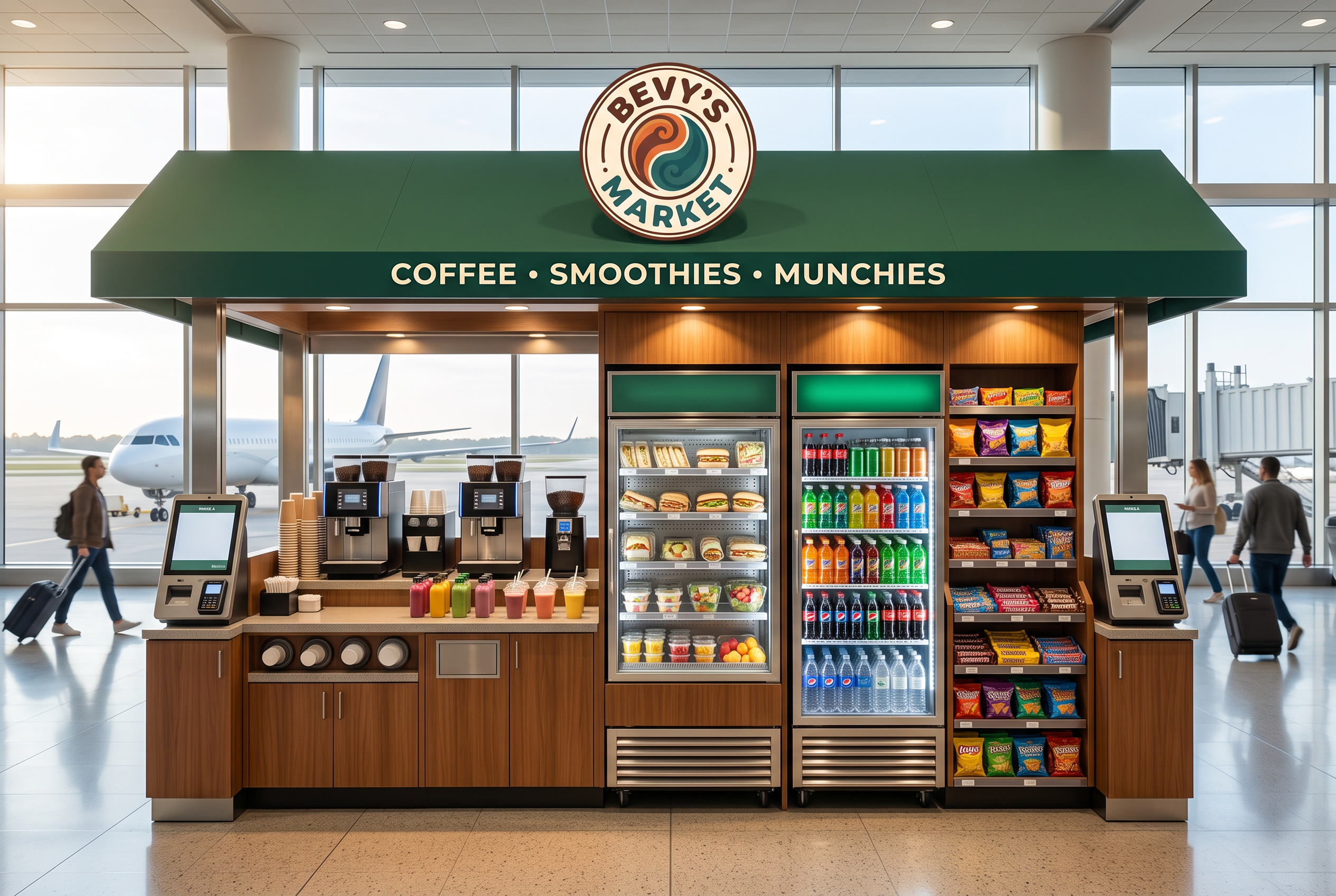 Bevy's Airport Micromarket